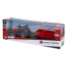 Bburago - Massey Fergusson 8740S utánfutóval 18-3 autópálya és játékautó