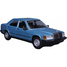 BBurago Mercedes 190E 1987, blau 1:24 Autómodell ( ) autópálya és játékautó