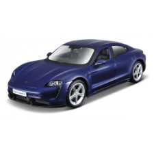 BBurago Porsche Taycan Turbo S autó fém modell (1:24) (18-21098BL) autópálya és játékautó
