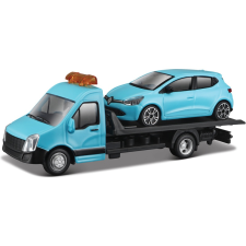 BBurago Vontató + Renault Clio fém modell (1:43) (31401) autópálya és játékautó