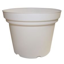 BC virágcserép 17cm 2l. fehér kerti tárolás