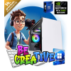  Be Creative 14.gen konfiguráció - i9-14900KF, 32GB DDR4 3600MHz RGB RAM, 500GB M.2 (2100/3500), 1TB SSD (500/550), RTX 3060 8GB