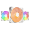 be quiet! Be Quiet! Cooler 14cm - LIGHT WINGS LX 140mm PWM White Triple-Pack (RGB, 1200rpm, 22,9dB, fehér)