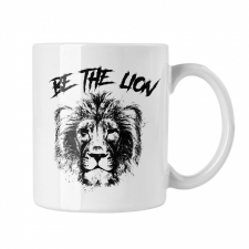 Be the lion - Fehér Bögre bögrék, csészék