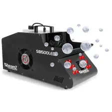  BeamZ SB1500LED nagy teljesítményű füst és buborékgép beépített RGB leddel party kellék