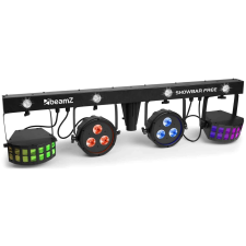  BeamZ Showbar, 2x Par, 2x Derby, Stroboszkóp, DMX világítási kellék