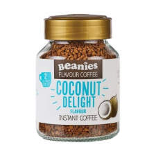 Beanies Coconut Delight kókusz ízű instant kávé 50g alapvető élelmiszer