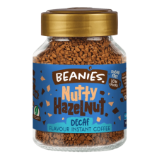 Beanies Koffeinmentes nutty hazelnut ízű instant kávé 50 g kávé