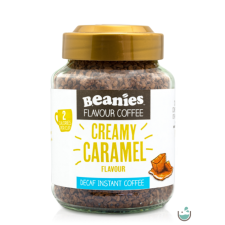 Beanies Krémes karamella ízű koffeinmentes instant kávé 50 g kávé
