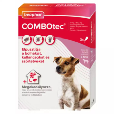Beaphar Combotec Dog S Spot On Kutya 3 pipetta élősködő elleni készítmény kutyáknak