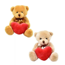 Bear Impex Peti maci szívvel plüssfigura, 14 cm - többféle plüssfigura