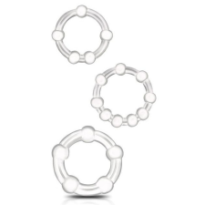 Beast Rings 3 darabos készlet Mini puha gyöngyös gyöngyház gyűrűk Átlátszó péniszgyűrű