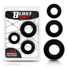 Beast Rings Beast 3 db fánk típusú péniszgyűrű péniszgyűrű