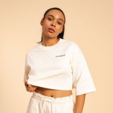 BeastPink Cropped Serenity női póló Ivory M női póló