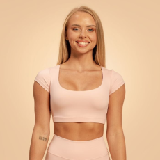 BeastPink Sense Cropped póló Pink L