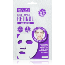 Beauty Formulas Retinol arcmaszk a bőröregedés ellen 1 db arcpakolás, arcmaszk
