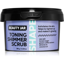 Beauty Jar Shape bőrfeszesítő testradír tengeri sóval 360 g testradír