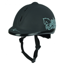 Beauty VG1 fekete lovagló kobak, 53-57 lófelszerelés