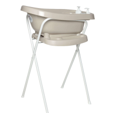 Bébé-jou thermo babakád + Bébé-Jou kádállvány - Taupe babaápolási kellék