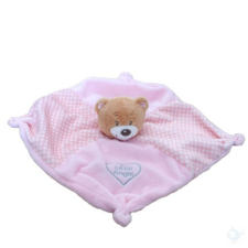  Bébi kendő rózsaszín 28cm bébiplüss