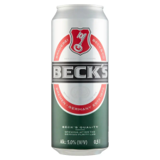 Beck's minőségi világos sör 5% 500 ml sör
