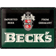  BECK&amp;#039;s Imported Beer From Germany Fémtábla dekoráció