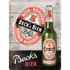  Becks Bier - Bremen Neustadt Fémtábla dekoráció