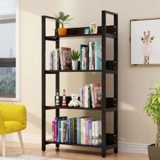 BeComfort Könyvespolc 4 polcos 100x30x145cm fekete PG04-3 bútor