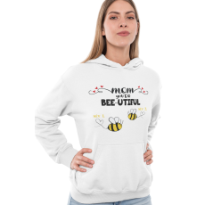  Bee-utiful anya és méhecskéi - Személyre Szabható - Kapucnis Pulóver