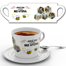  Bee-utiful Anya és méhecskéi - Személyre szabható - Kávéscsésze bögrék, csészék