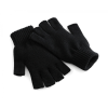 Beechfield Férfi kesztyű Beechfield Fingerless Gloves L/XL, Fekete
