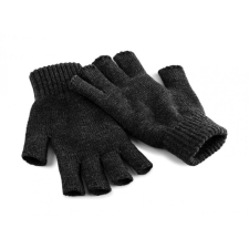 Beechfield Férfi kesztyű Beechfield Fingerless Gloves S/M, Szürke férfi kesztyű