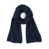 Beechfield Uniszex sál Beechfield Metro Knitted Scarf Egy méret, Sötétkék (navy)