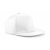 Beechfield Uniszex sapka Beechfield 5 Panel Snapback Rapper Cap - One Size, Fehér