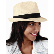 Beechfield Uniszex sapka Beechfield Festival Trilby S/M, Naturál női sapka