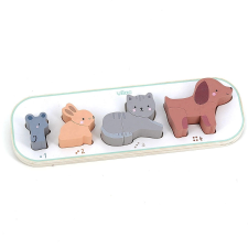  Behelyezős puzzle Megtanulom megszámolni az állatokat Vilac Sarah Betz puzzle, kirakós