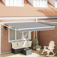  Behúzható napellenző Fehér 300 x 250 cm Alumínium nyílászáró