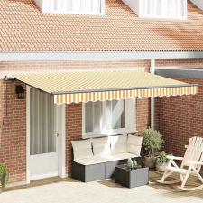  Behúzható napellenző Sárga 350 x 200 cm szövet nyílászáró
