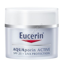 Beiersdorf Eucerin AQUAporin ACTIVE Hidratáló arckrém UV-szűrővel FF25 50ml arckrém