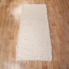  Beige pamut rongyszőnyeg 70×150 cm