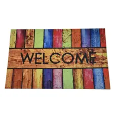  Bejárati ajtószőnyeg Chilai Home 877CHL1034, 45x70 cm, PVC, Többszínű lakástextília