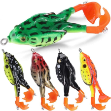  Béka alakú színes és figyelemfelkeltő csali mozgó lábakkal (BBL) csali
