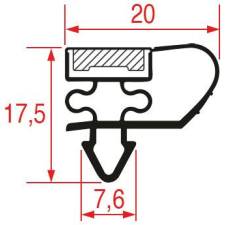  BEKATTINTHATÓ TÖMÍTÉS 610x475 mm beépíthető gépek kiegészítői