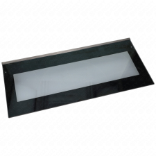 Beko 522x232 mm Üveg, sütőajtó, belső, felső, fekete,(eredeti) BEKO tűzhely beépíthető gépek kiegészítői