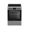 Beko FBM67320XS Kerámia tűzhely, Kijelző, Multisütő, 72 l, inox