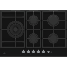 Beko HILL 75235 S főzőlap Fekete Beépített 75 cm Gáz 5 zóna (173069) főzőlap