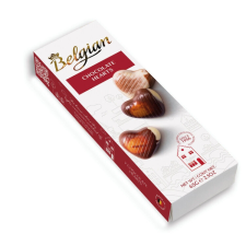  BELGIAN HAZELNUT HEARTS SZÍVDESSZERT 65G csokoládé és édesség