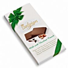 Belgian Tejcsokoládé Ropogós Mogyróval 100g csokoládé és édesség