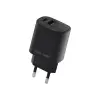 Beline 1x USB-C + 1x USB 30W fekete (csak fej) PD 3.0 + QC 3.0 BLN2CB30 GaN