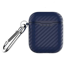 Beline AirPods Carbon Cover Air Pods 1/2 kék tok fülhallgató, fejhallgató tok